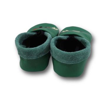 Krabbelschuh Ameise mit Blatt